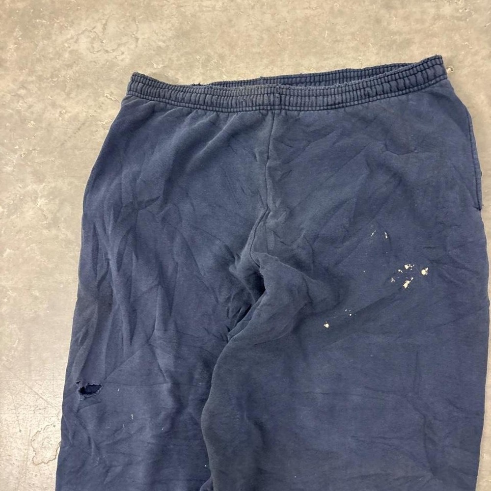 Vintage 90s Nike Navy Blue Baggy Sweatpants Size 2xl - Picture 3 of 6